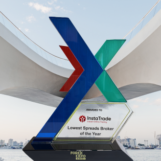 Переможець у номінації Lowest Spreads Broker of the Year на виставці Forex Expo Dubai 2025 - InstaForex